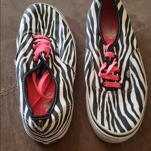 Zebra print vans